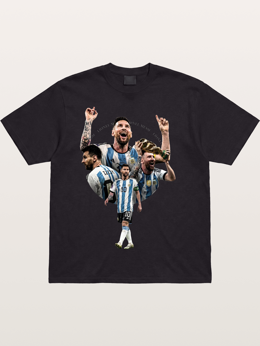 Messi World Champion Montage Cotton T-shirt