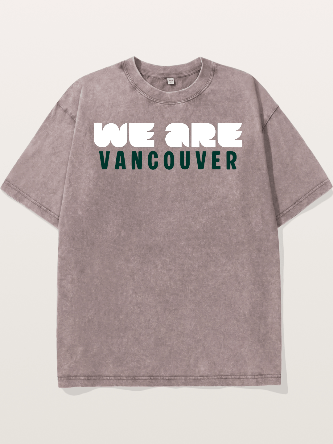 Vancouver Dark Green Monochrome Washed T-shirt