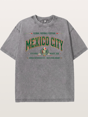 Mexico City 2026 WC Host Sticker Washed T-shirt