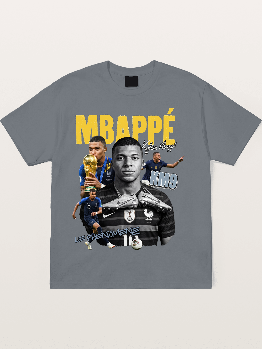Kylian Mbappé KM9 Graphic Cotton T-shirt