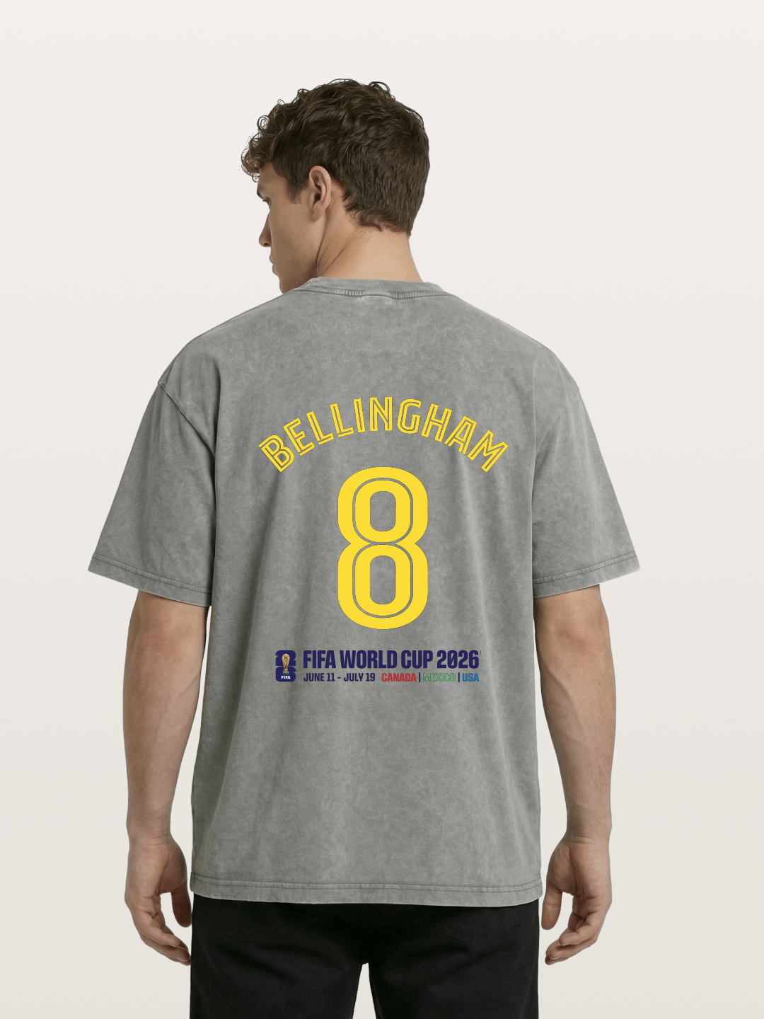 Bellingham 8 World Cup 2026 Washed T-shirt