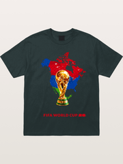 World Cup Trophy & Americas Map Gildan T-shirt