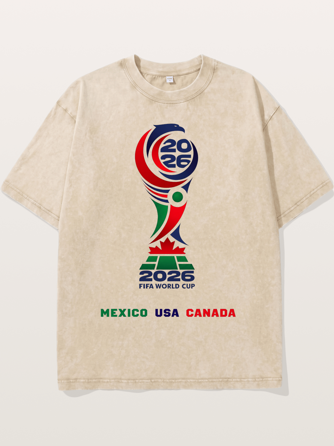 2026 World Cup Logo Art Washed T-shirt
