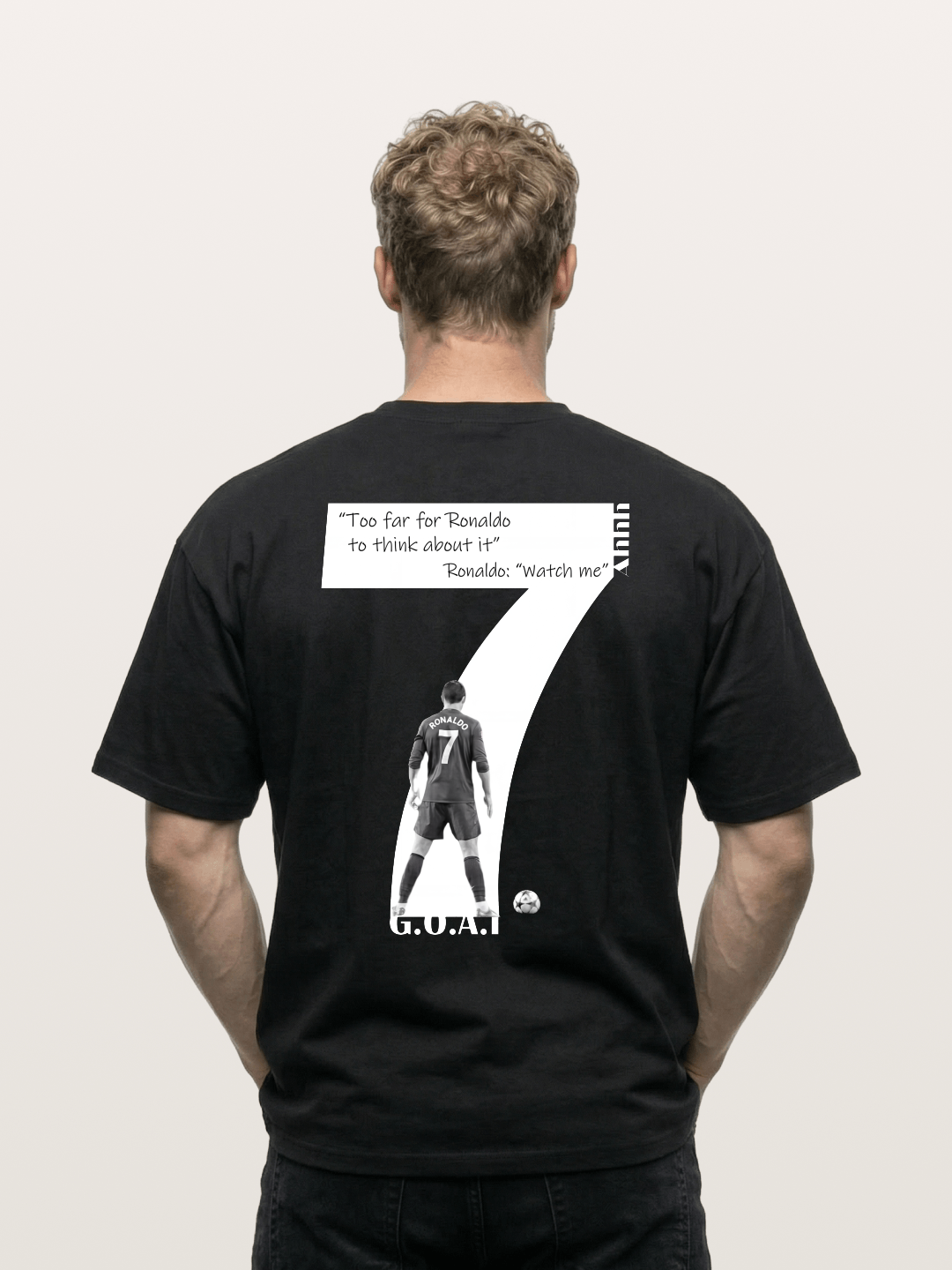 Ronaldo #7 Watch Me Quote Gildan T-shirt