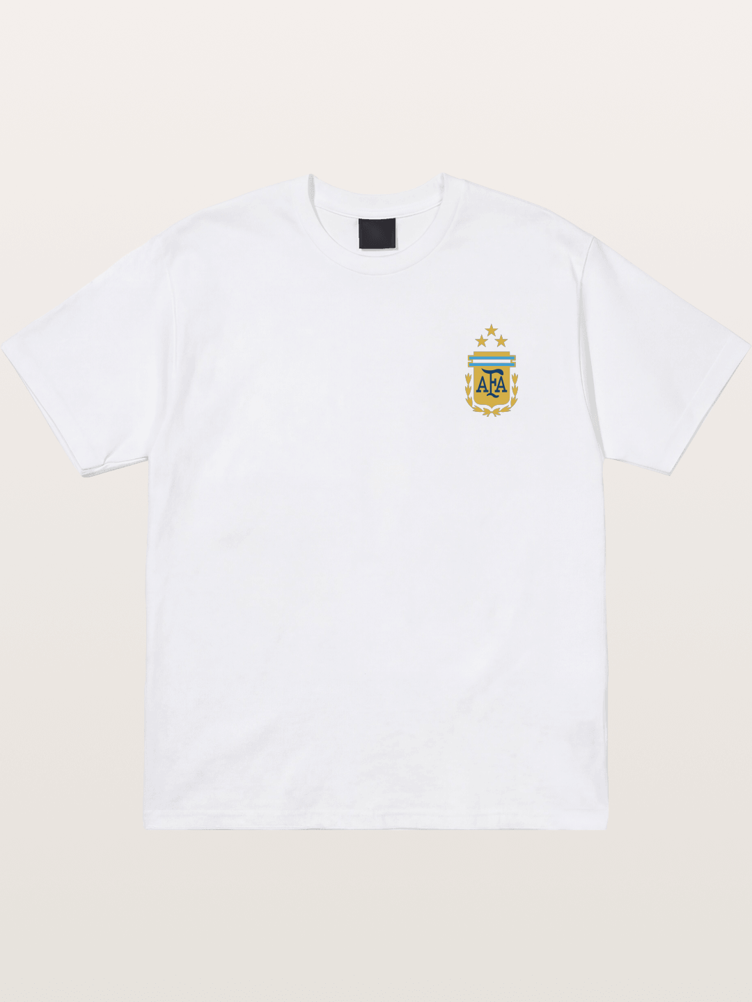 Argentina AFA Three Stars Badge Cotton T-shirt