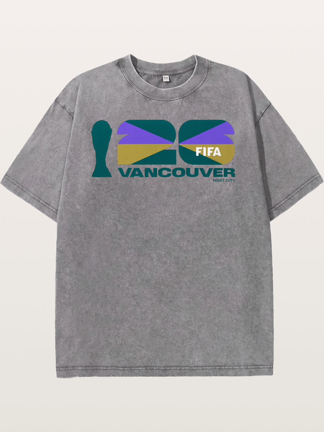 Vancouver 2026 WC Host City Logo Washed T-shirt
