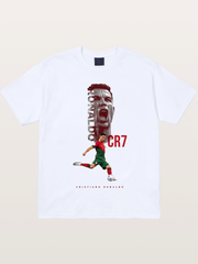 CR7 Portugal Action Print Gildan T-shirt