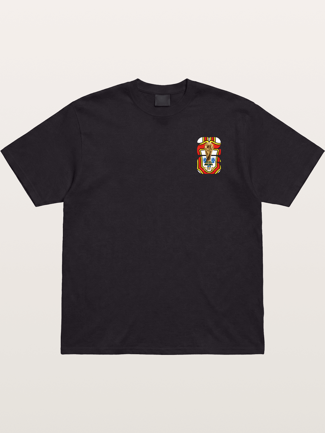 Portugal World Cup Trophy Emblem Gildan T-shirt