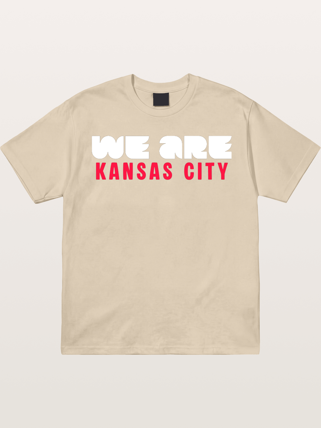 Kansas City Red Block Letters Gildan T-shirt