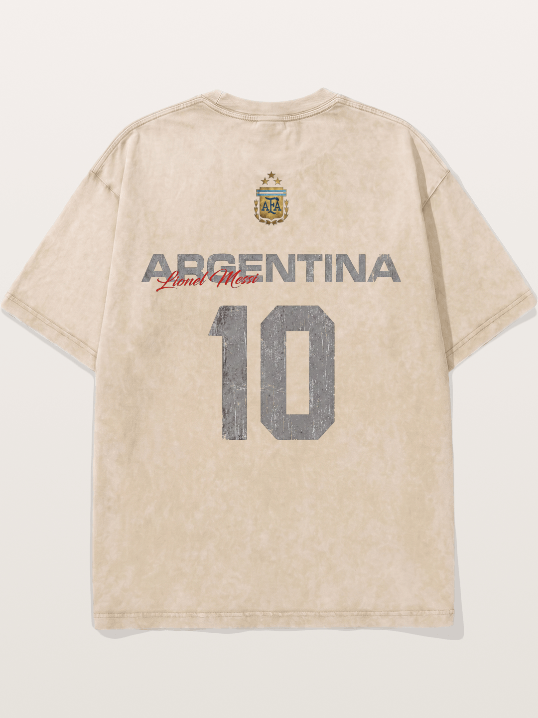 Argentina Messi 10 Retro Washed T-shirt