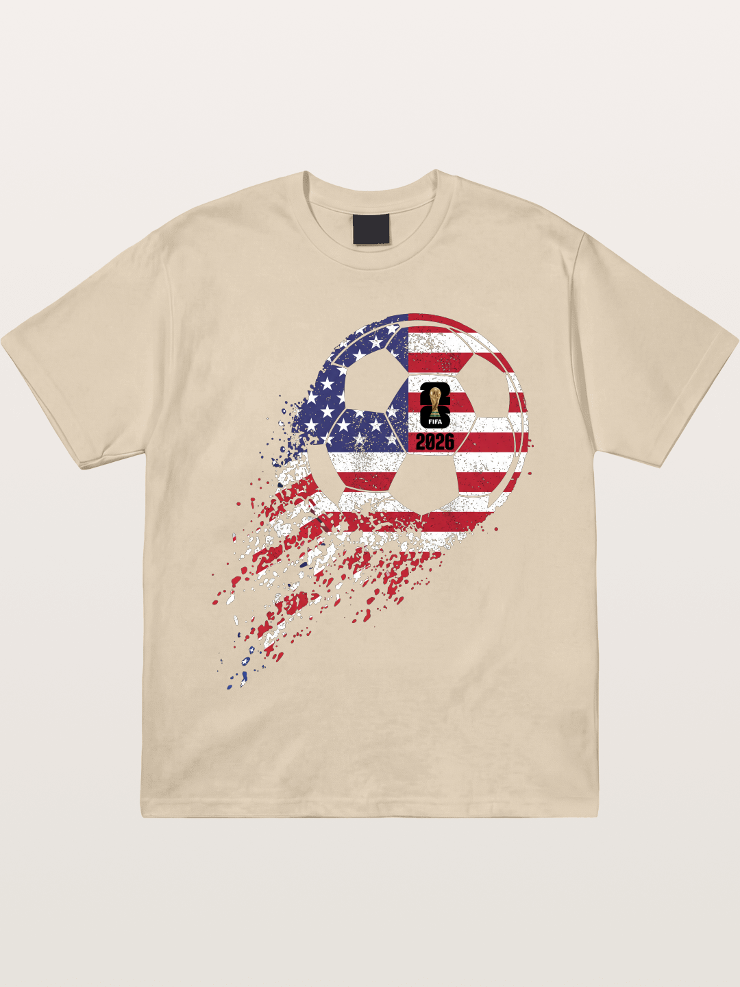 American Flag WC 2026 Ball Gildan T-shirt