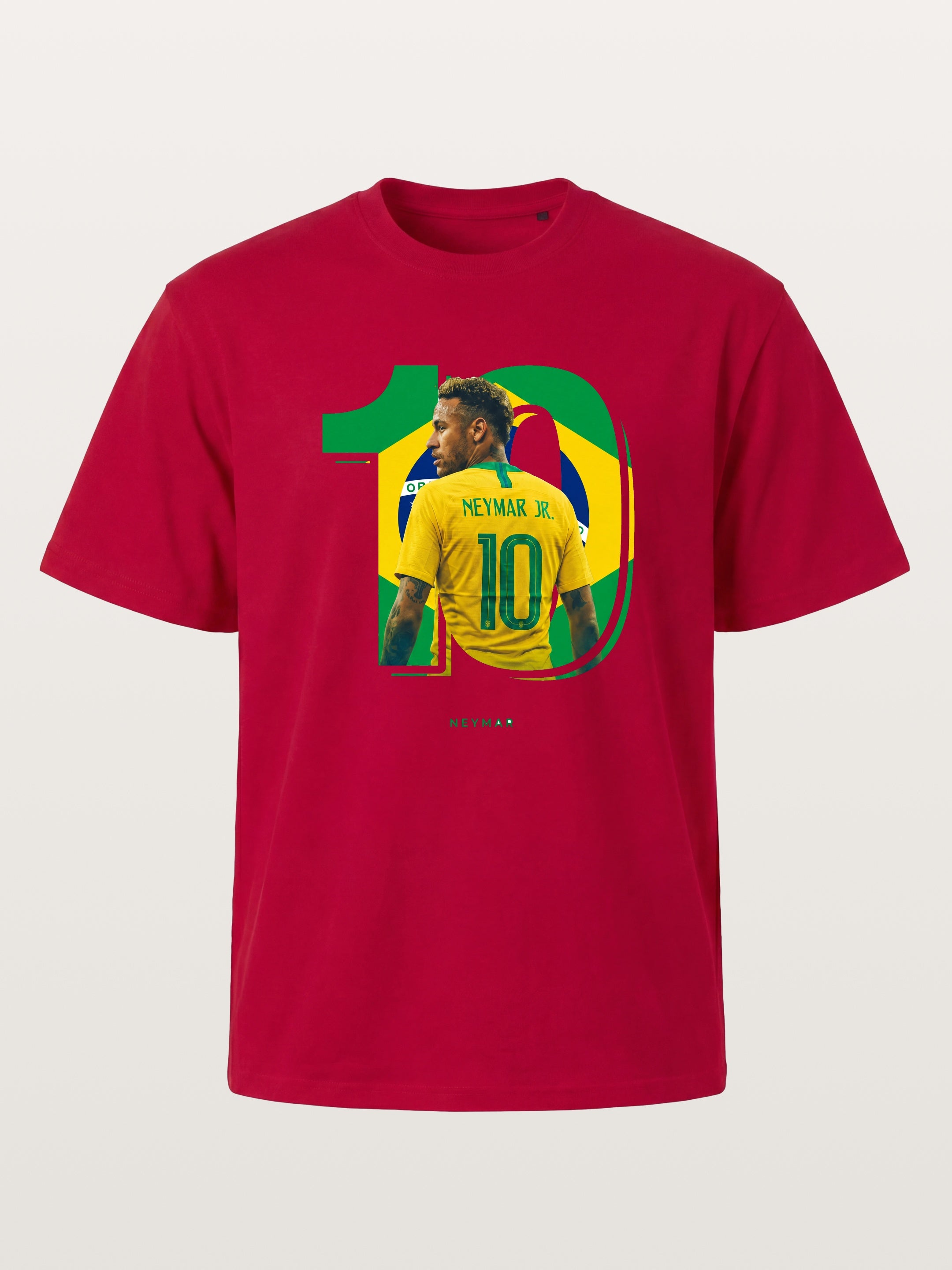 Neymar Brazil 10 Jersey Print Gildan T-shirt