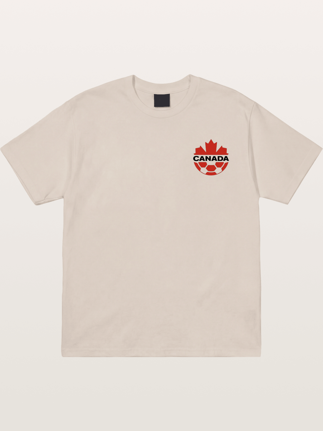 Canada Soccer Maple Leaf Logo Cotton T-shirt