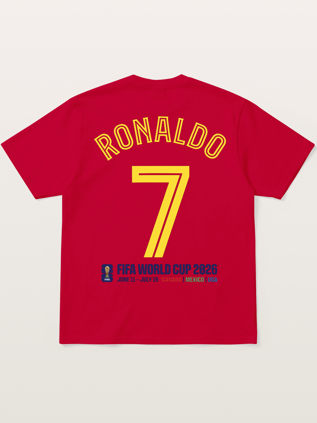 Ronaldo 7 World Cup 2026 Gildan T-shirt