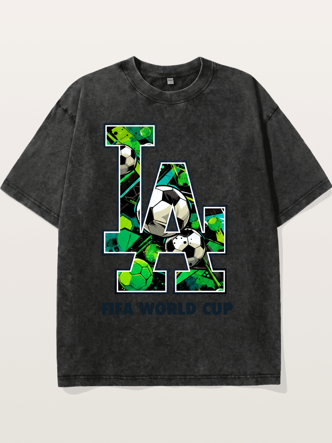 LA 2026 World Cup Soccer Graffiti Washed T-shirt