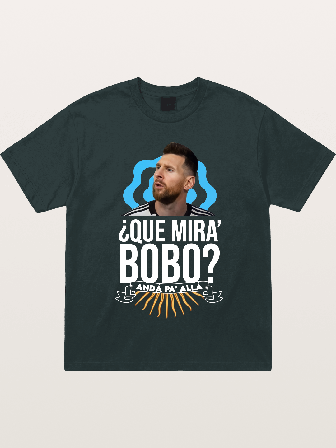 Messi Argentina Sun Design Gildan T-shirt