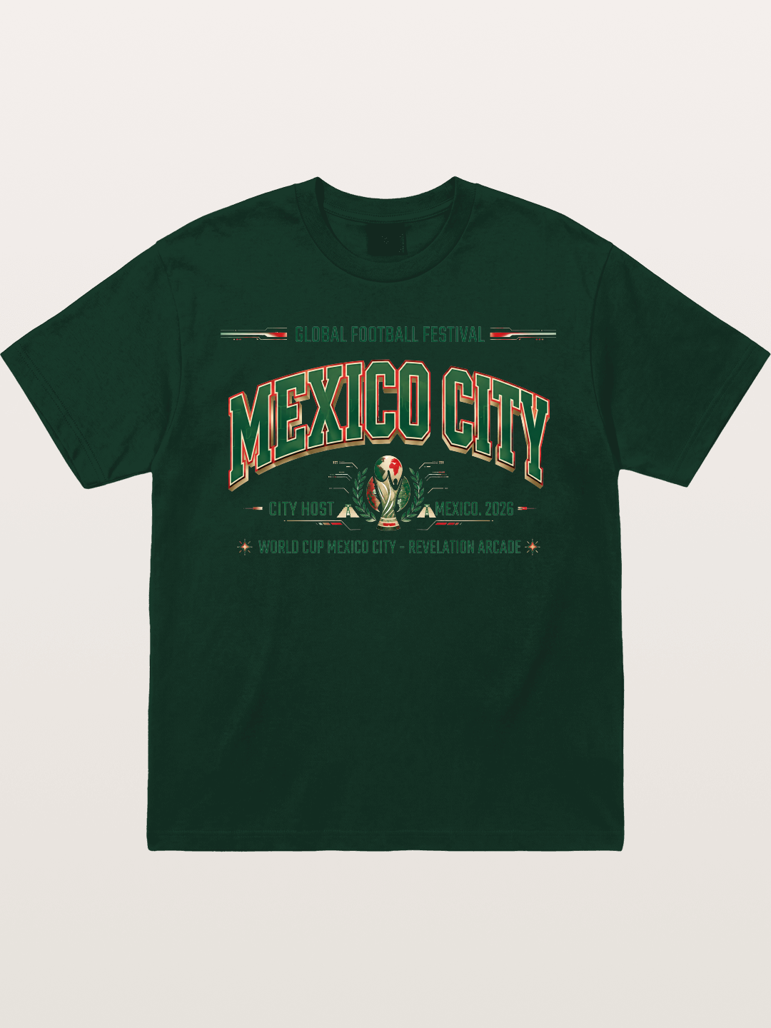 Mexico City 2026 WC Host Sticker Gildan T-shirt
