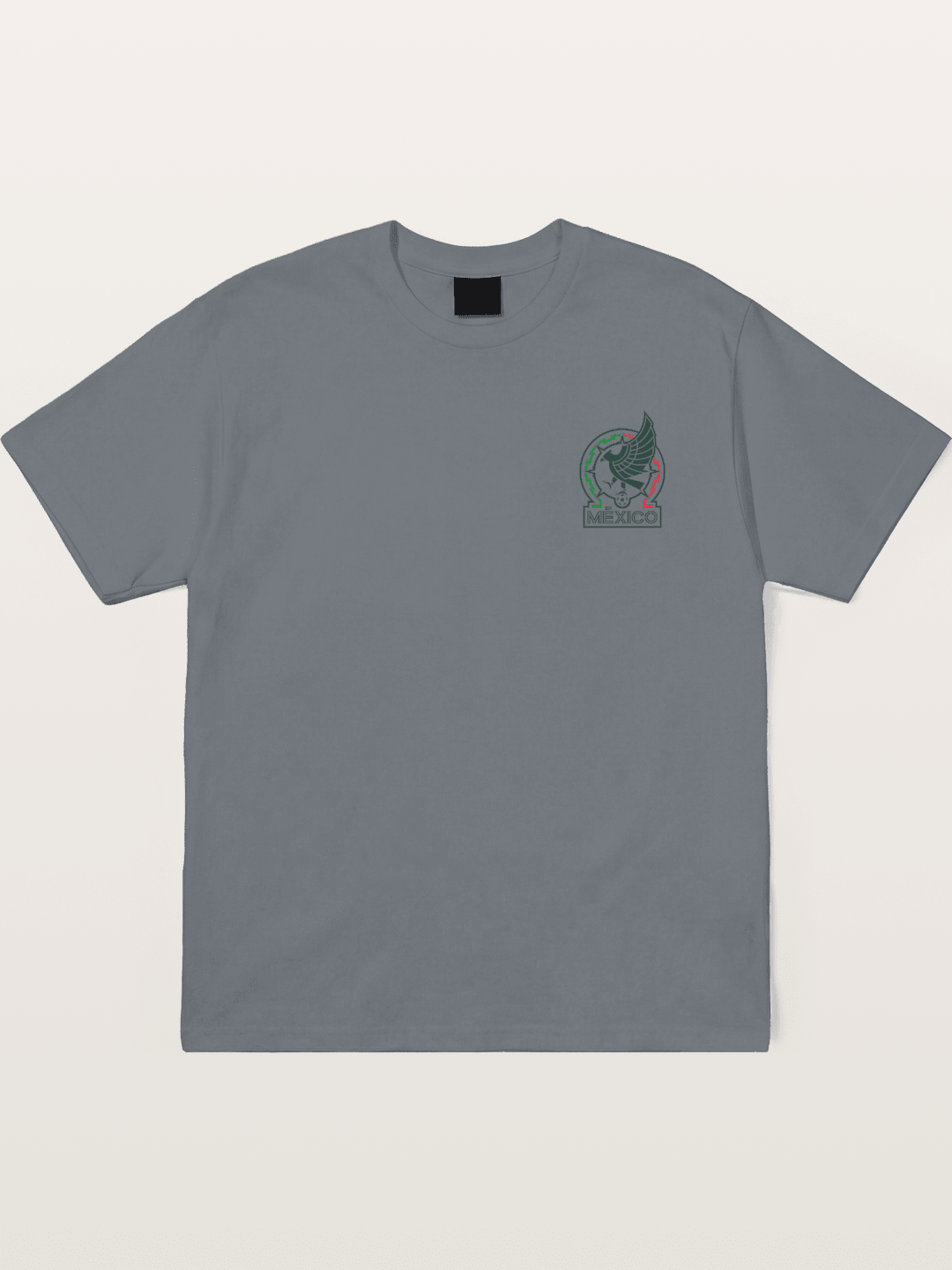 Mexico Football Eagle Crest Cotton T-shirt