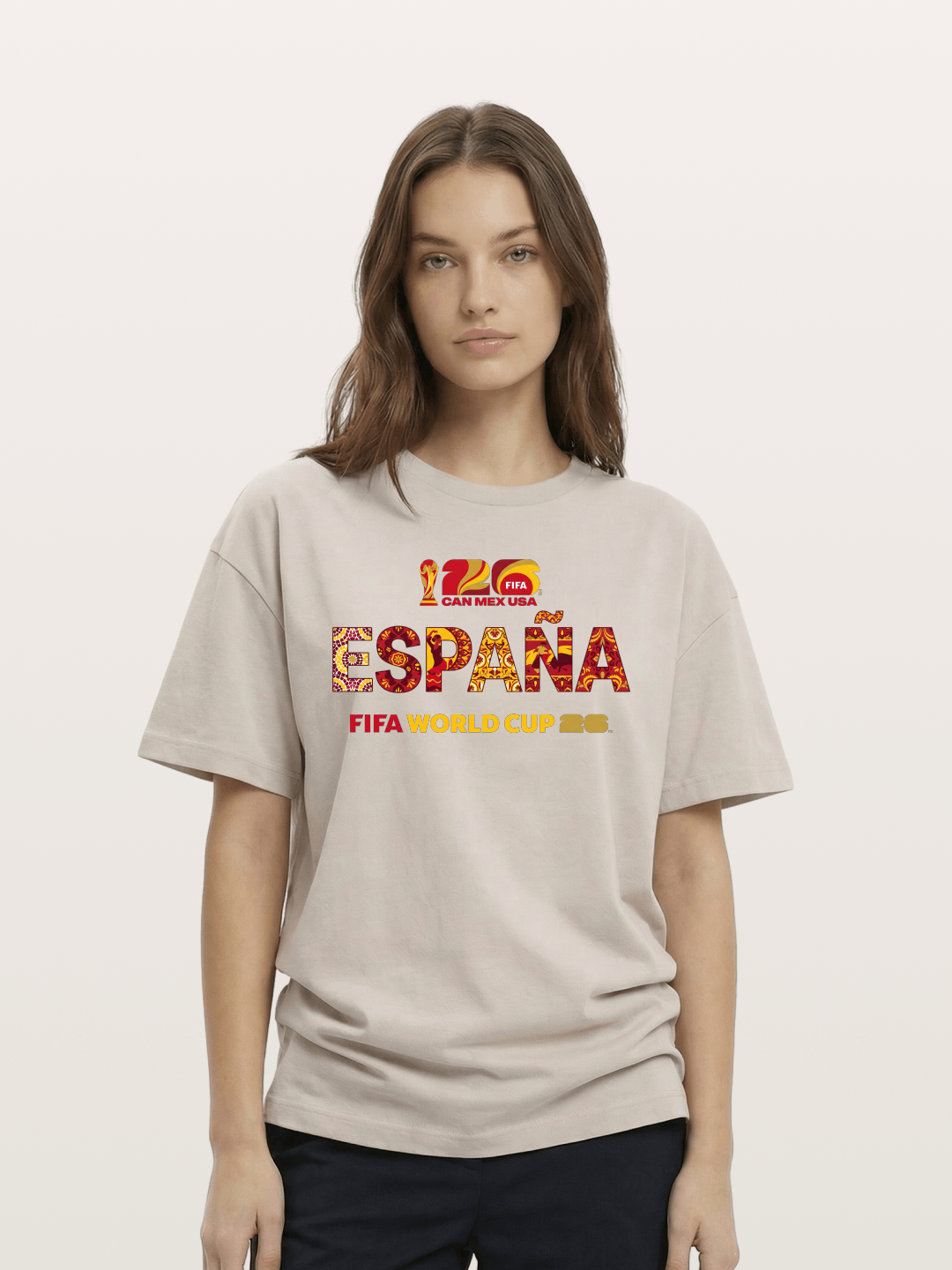 España 2026 World Cup Typo Cotton T-shirt