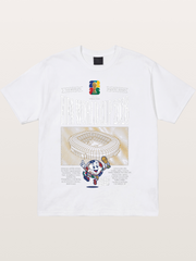 2026 WC Stadium Mascot Line Art Cotton T-shirt