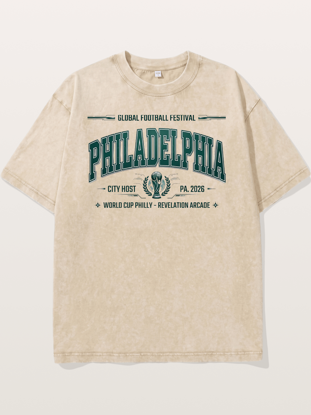 Philadelphia 2026 WC City Art Washed T-shirt