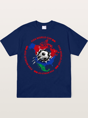 Soccer Ball Americas Burst Design Soft-Stay T-shirt