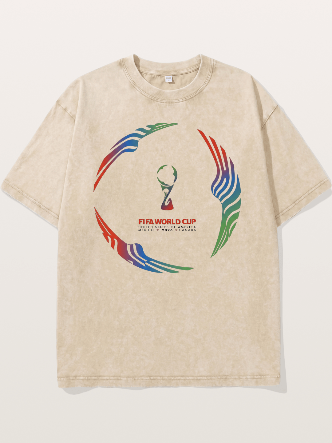 2026 World Cup Official Logo Washed T-shirt