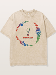 2026 World Cup Official Logo Washed T-shirt