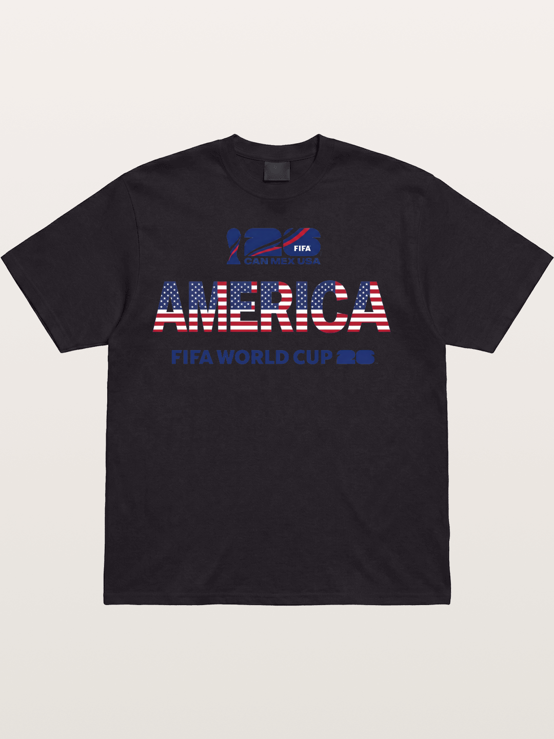 2026 World Cup MEXUSA Flag Art Cotton T-shirt