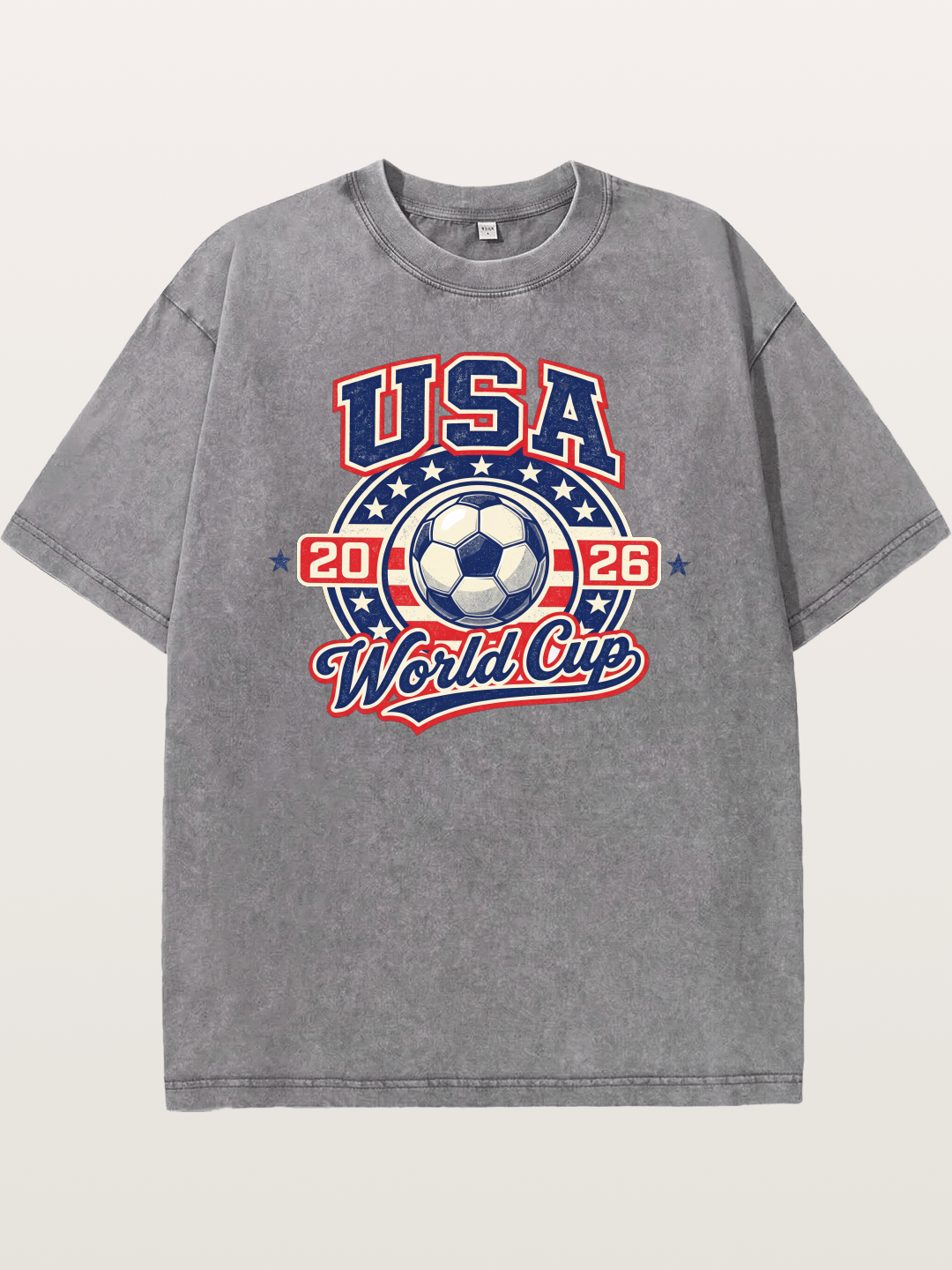 USA World Cup 2026 Retro Badge Washed T-shirt