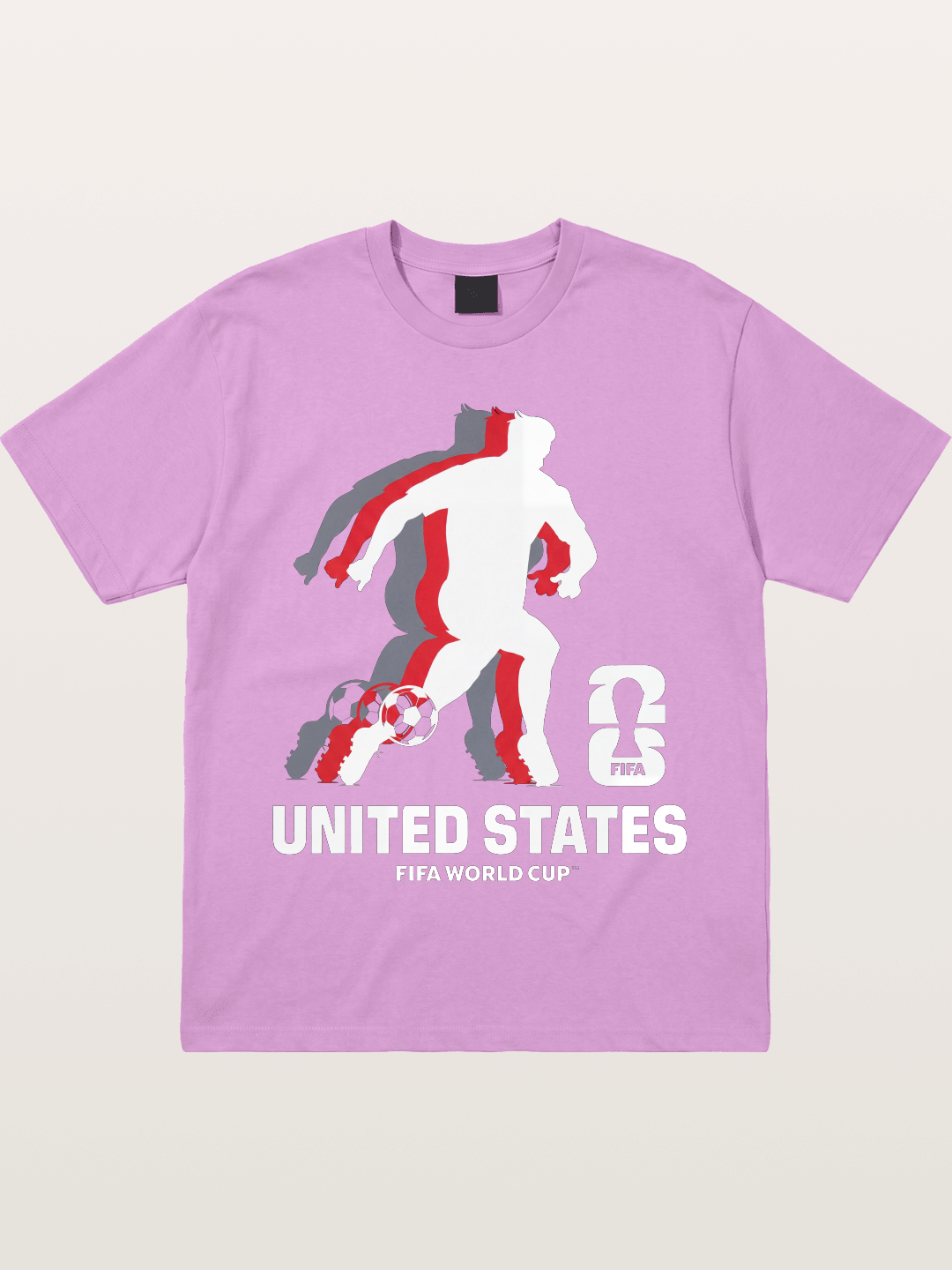 USA WC 2026 Soccer Player Silhouette Gildan T-shirt