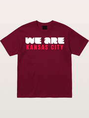 Kansas City Red Block Letters Gildan T-shirt