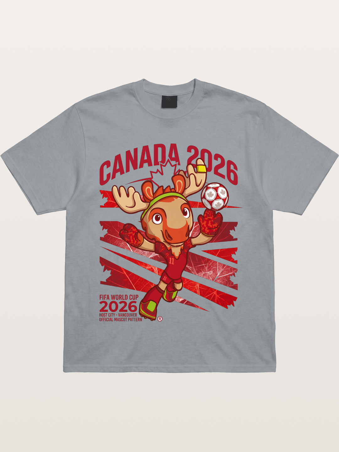 Canada 2026 Moose Mascot Gildan T-shirt