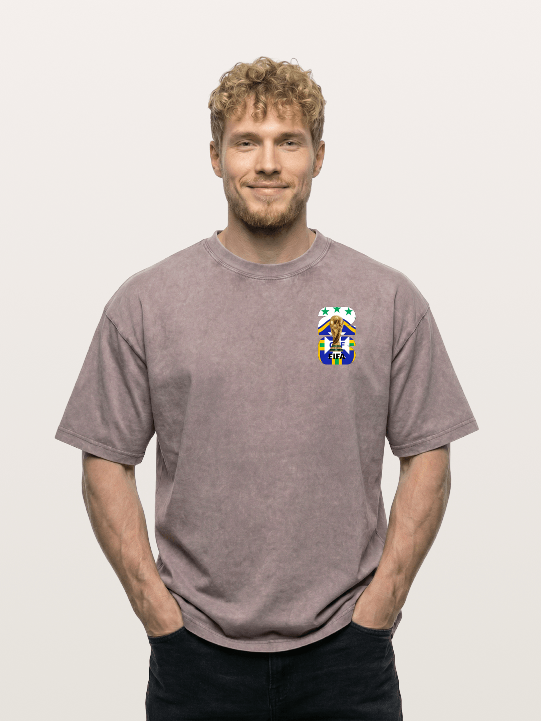 FIFA World Cup Brazil Five Stars Washed T-shirt