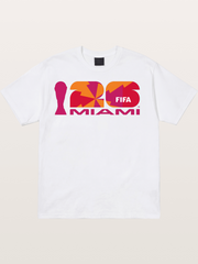 Miami WC 2026 Colorful Geometric Logo Cotton T-shirt