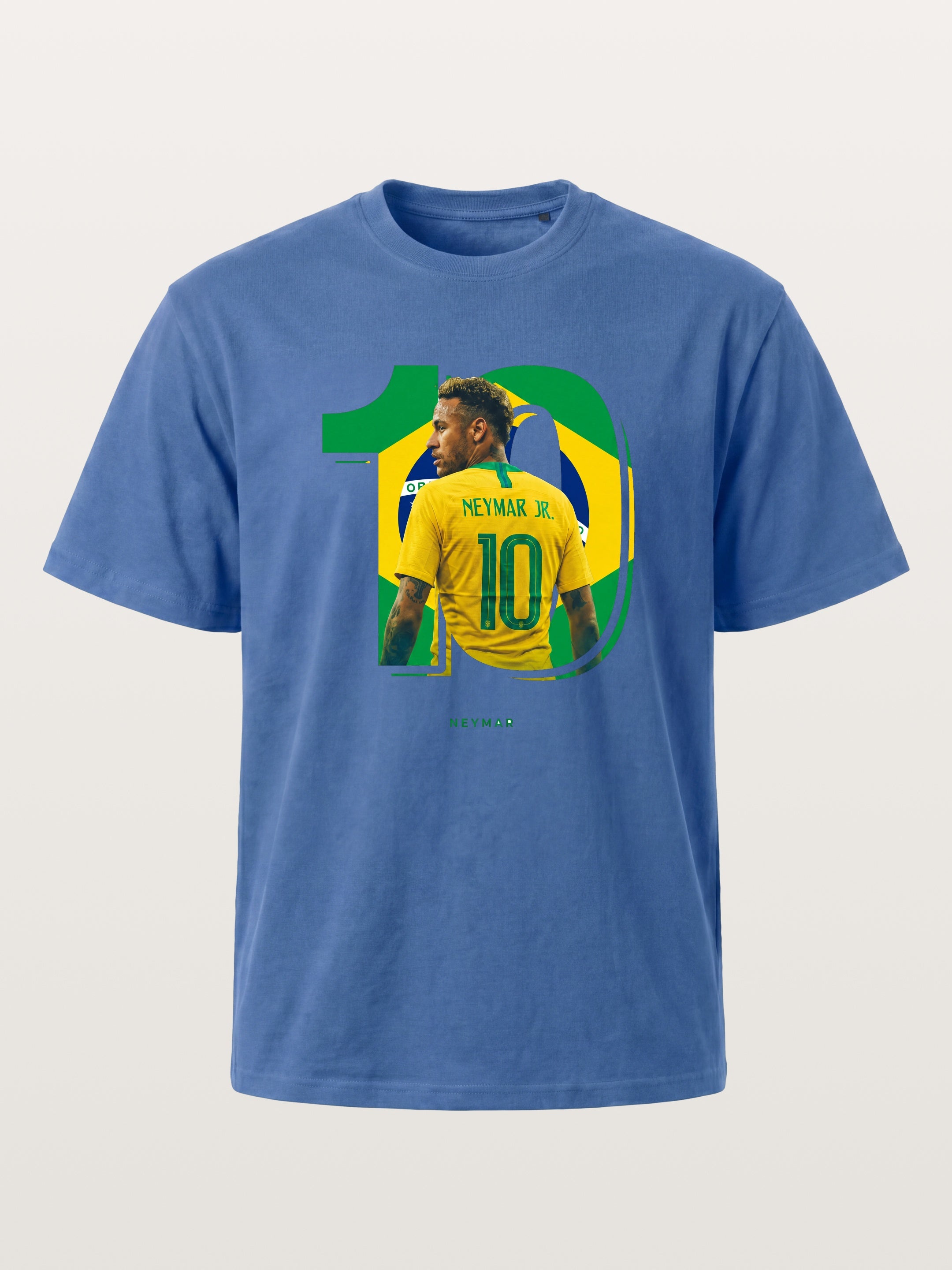 Neymar Brazil 10 Jersey Print Gildan T-shirt