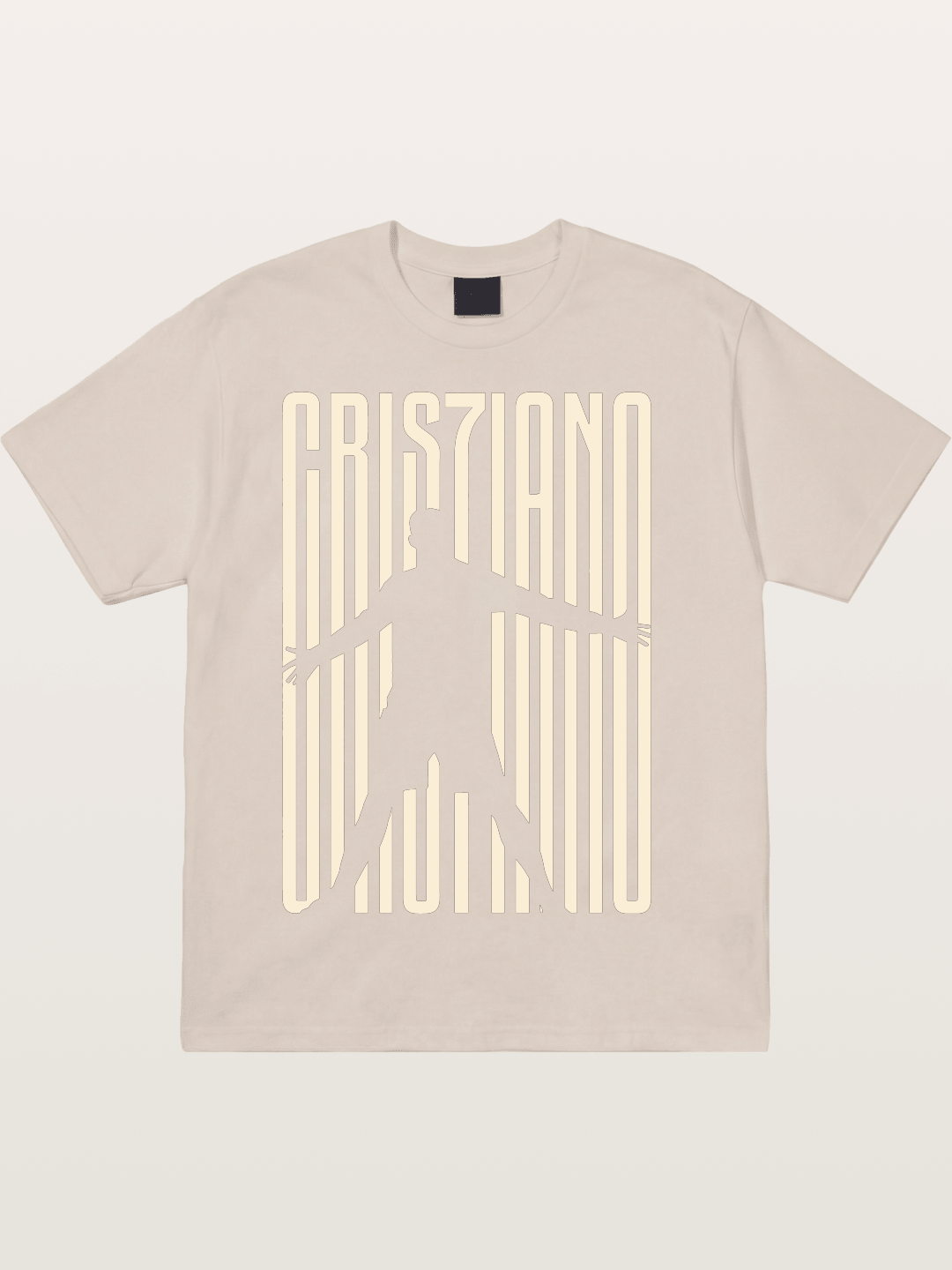 Cristiano Ronaldo Celebration Silhouette Cotton T-shirt