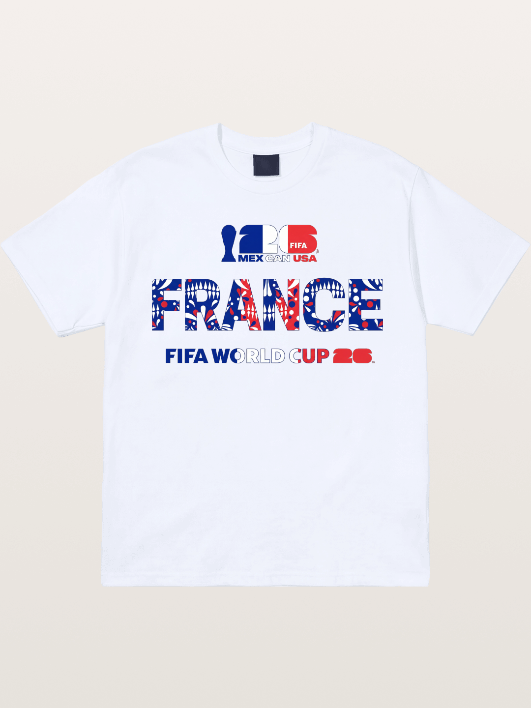 2026 World Cup France Pattern Graphic Gildan T-shirt