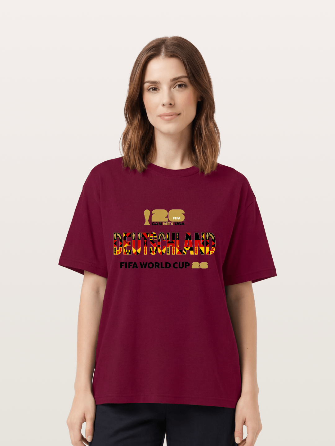 Deutschland 2026 Tribal Print Gildan T-shirt