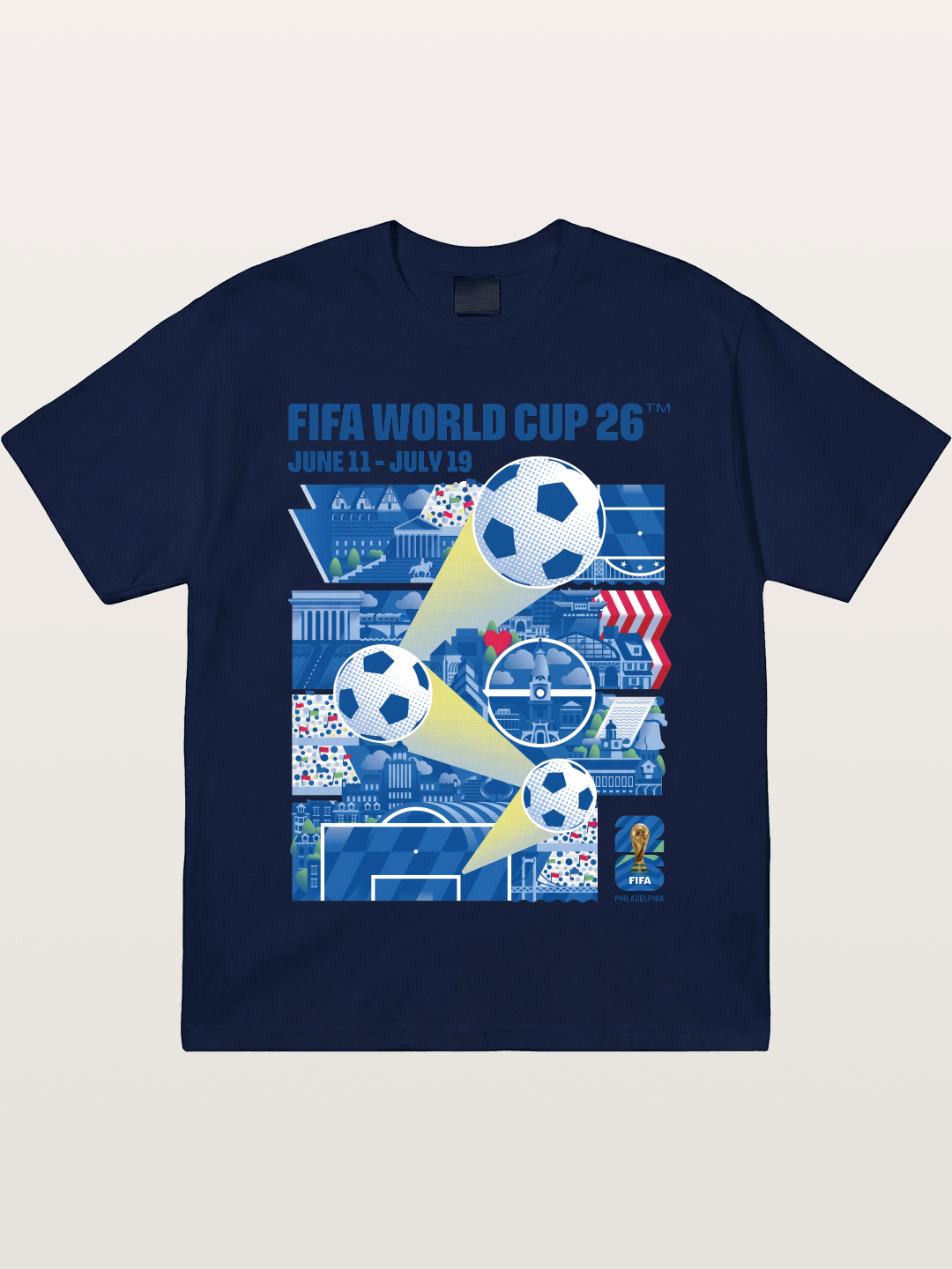 2026 WC Schedule & Landmarks Gildan T-shirt