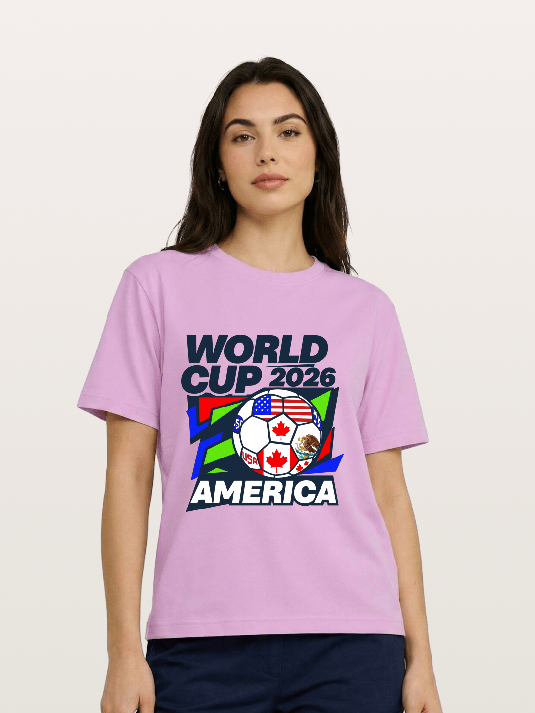 World Cup 2026 America Geometric Gildan T-shirt