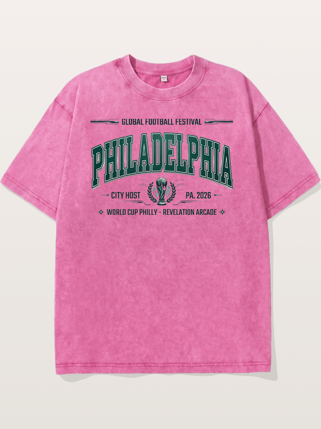 Philadelphia 2026 WC City Art Washed T-shirt