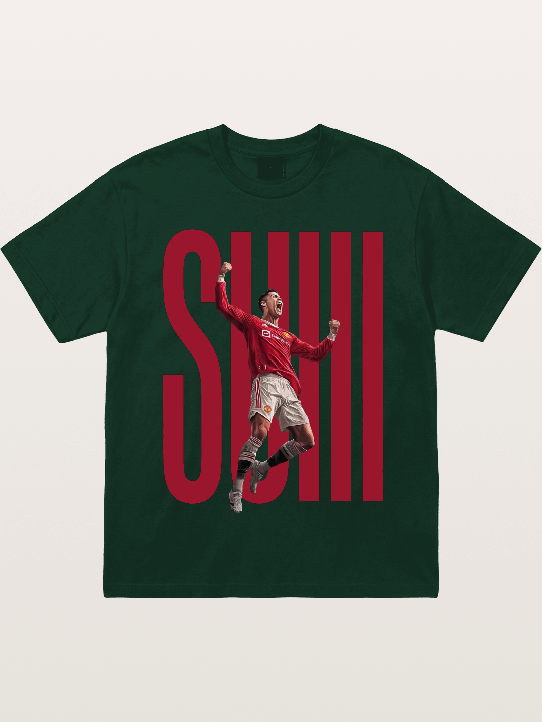 Ronaldo Manchester United Goal Pose Gildan T-shirt