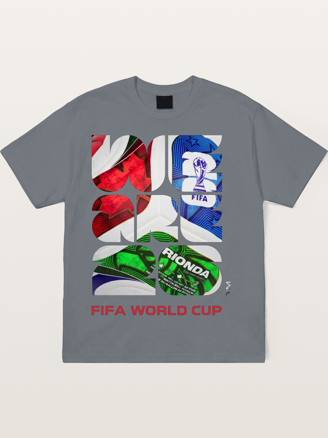 WC 2026 Abstract Geometric Host Design Cotton T-shirt