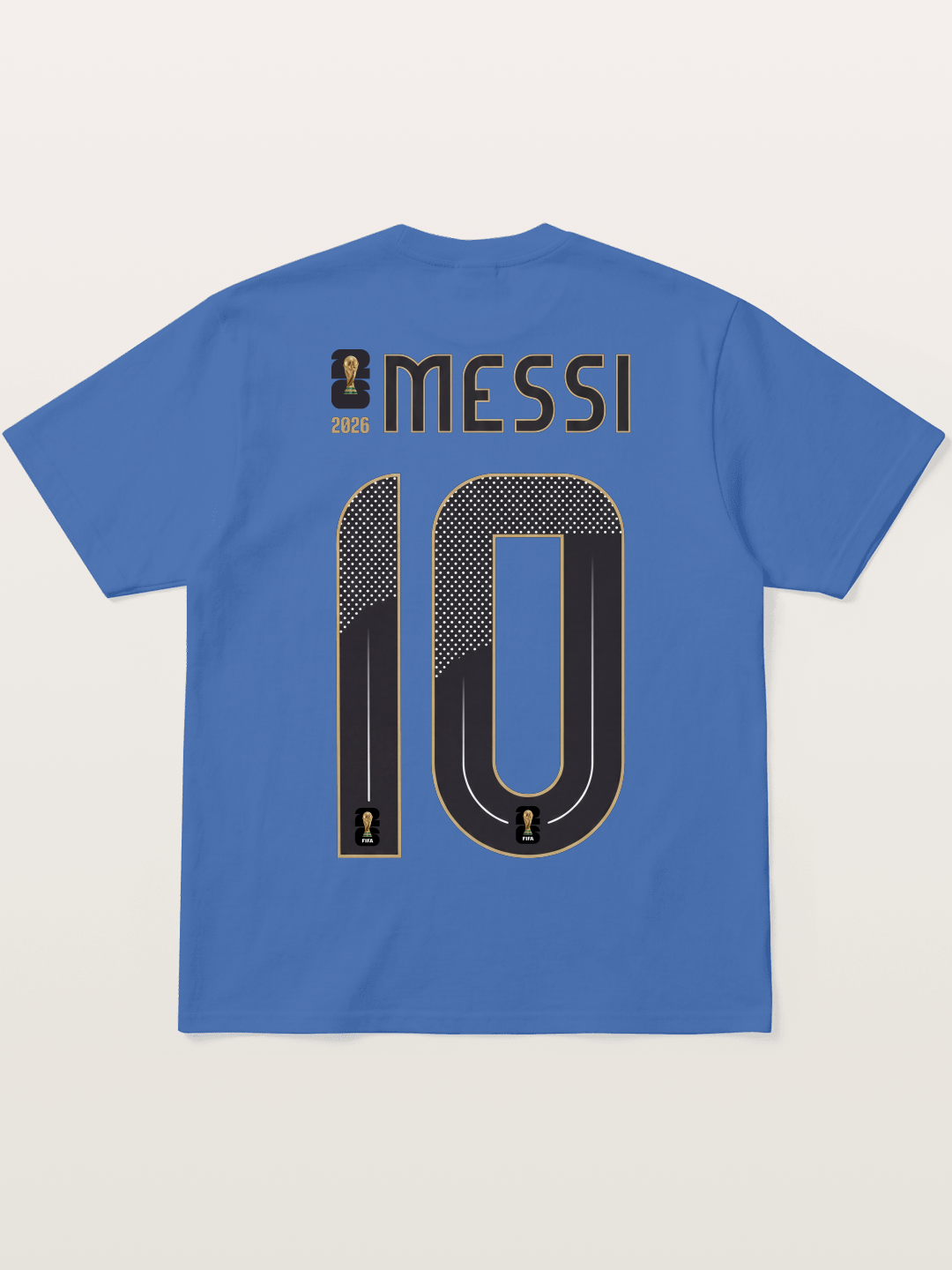 Argentina 10 Messi 2026 WC Gildan T-shirt