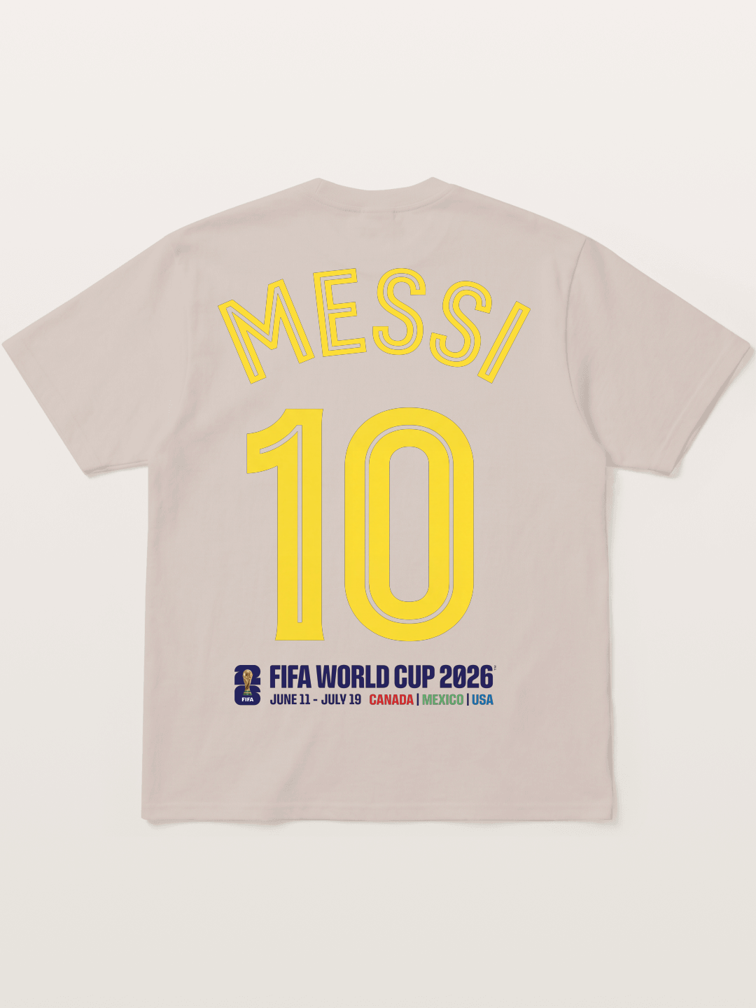 Messi 10 World Cup 2026 Cotton T-shirt