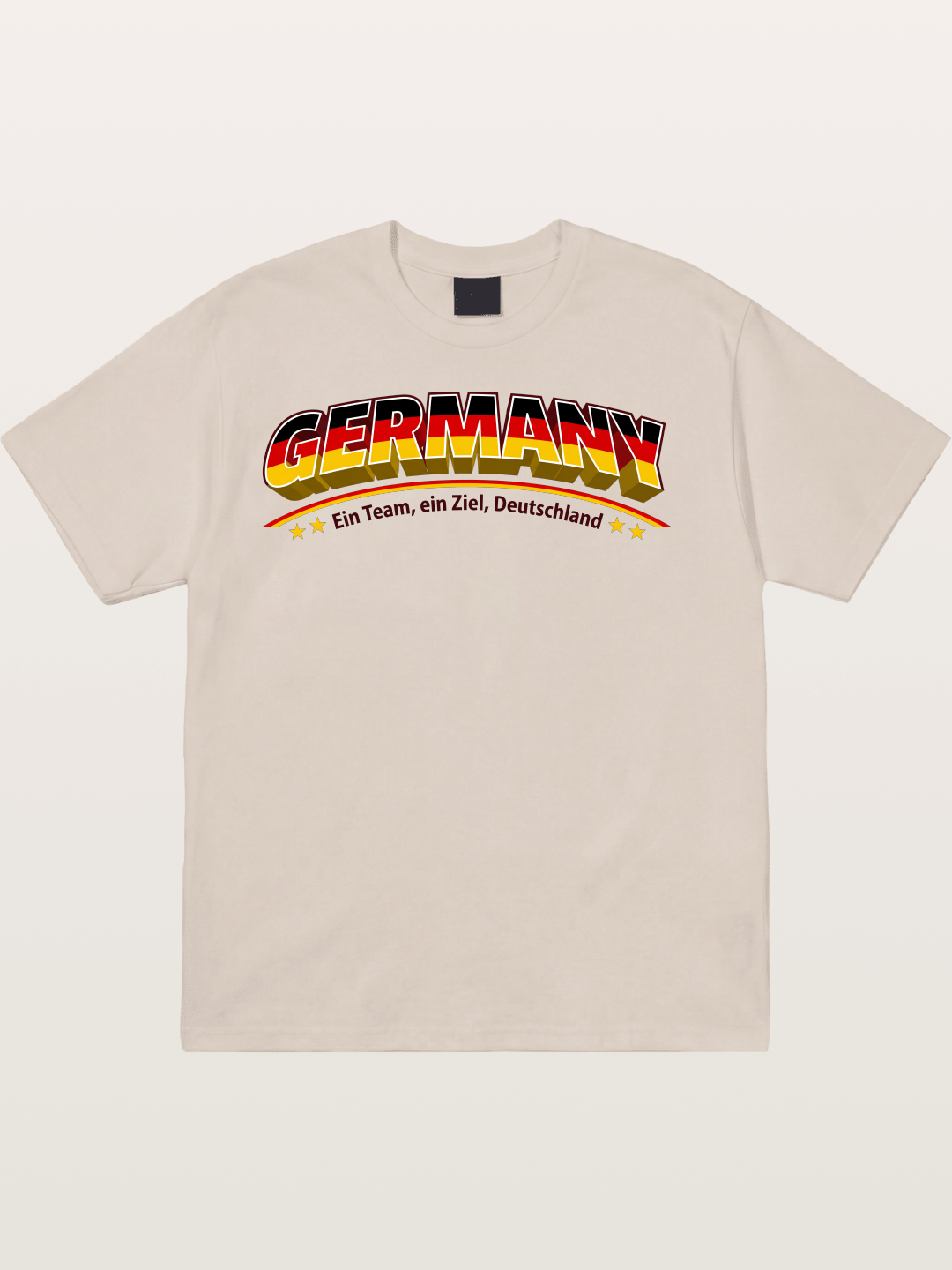 Germany Retro Team Logo WC Cotton T-shirt