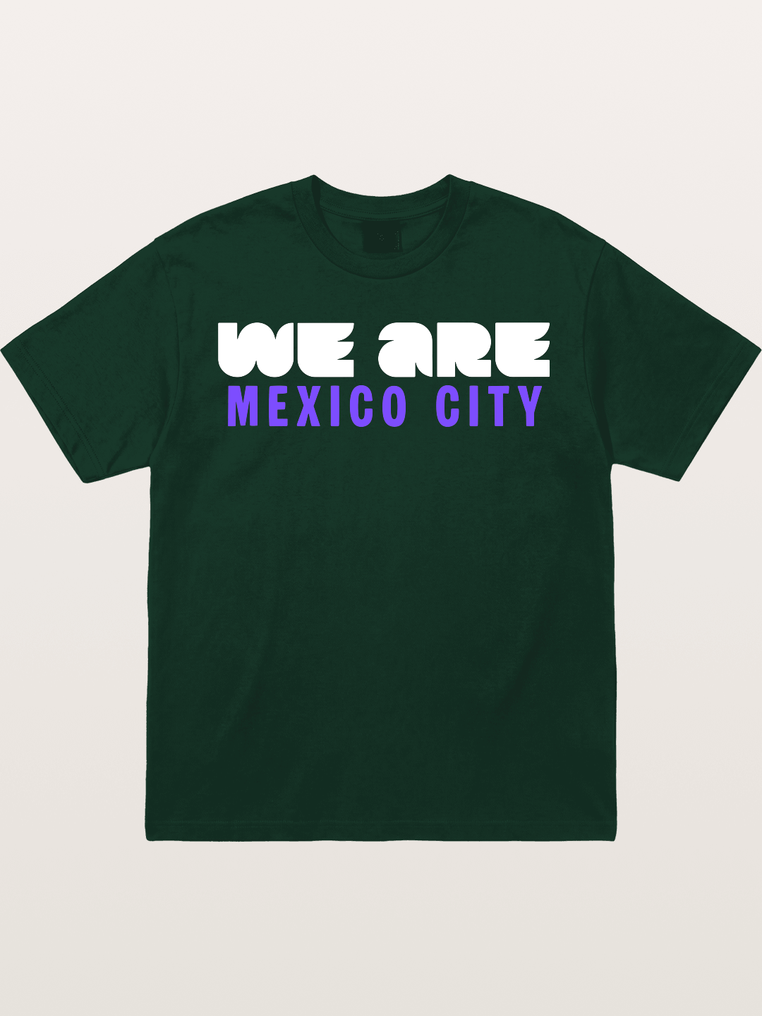 Mexico City Purple Bold Print Gildan T-shirt