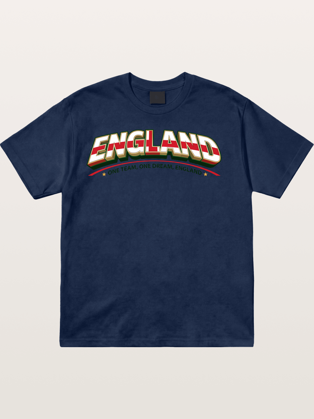 England Retro Team Logo WC Cotton T-shirt