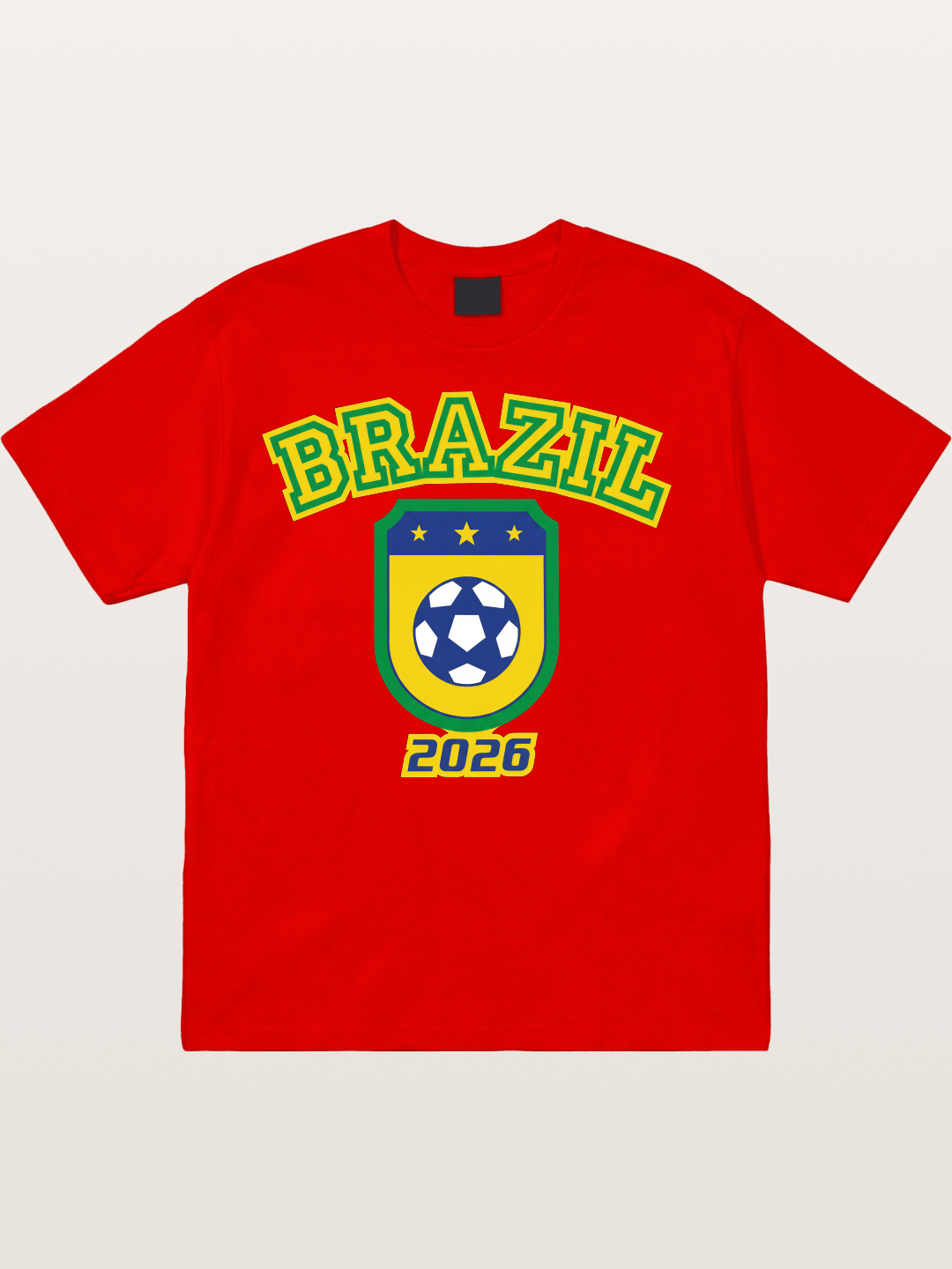 Brazil 2026 World Cup Crest Cotton T-shirt